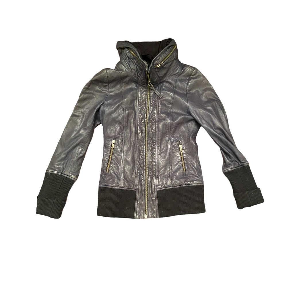 Mackage leather coat